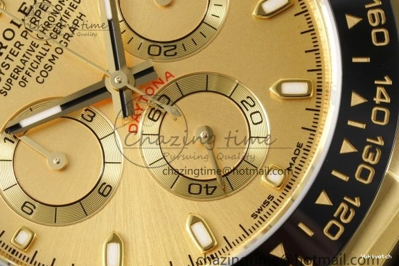 SA4130 Strap Rubber 1:1 Daytona BTF Best 116518 Lume on V2 Dial Oysterflex Edition YG 0523